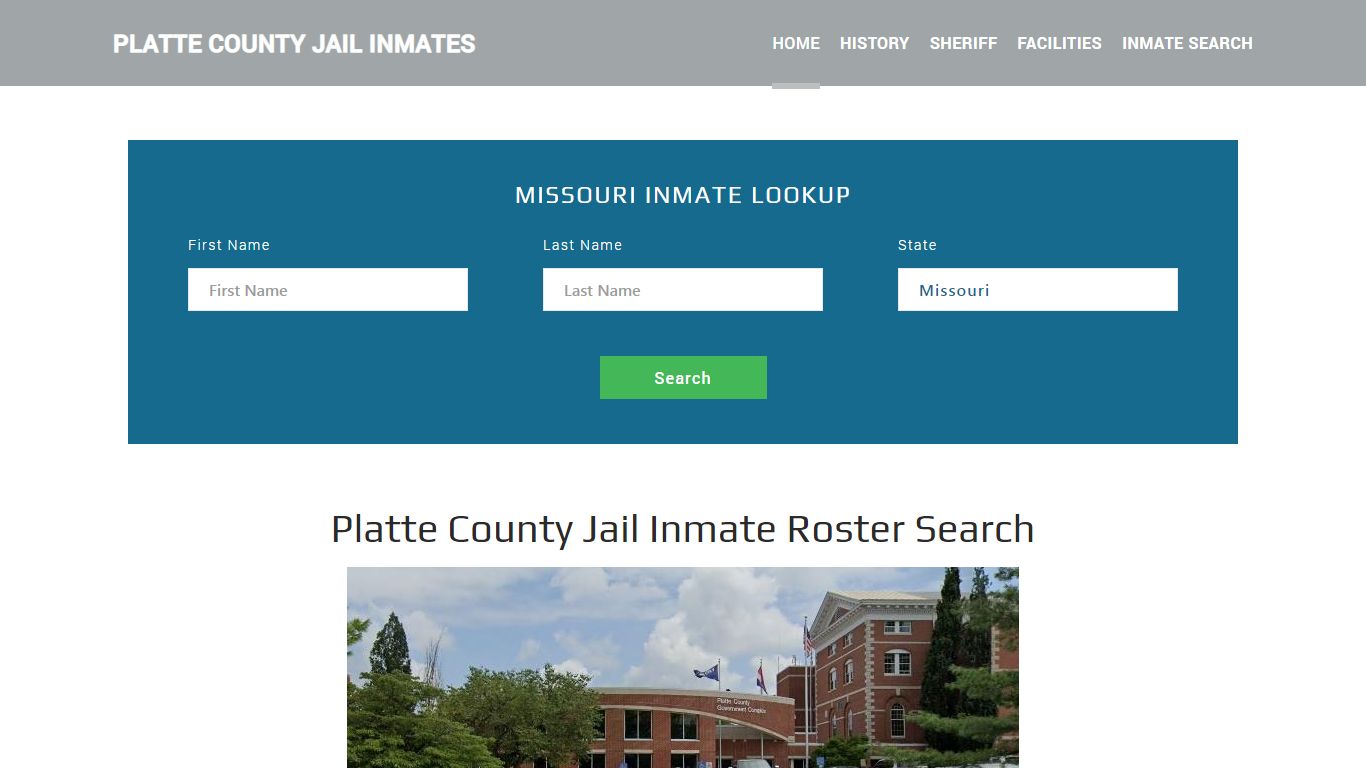 Platte County Jail Inmate Roster Lookup, Liberty, MO